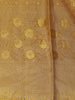 Golden Zari Woven Pure Kanchipuram Tissue Silk Saree