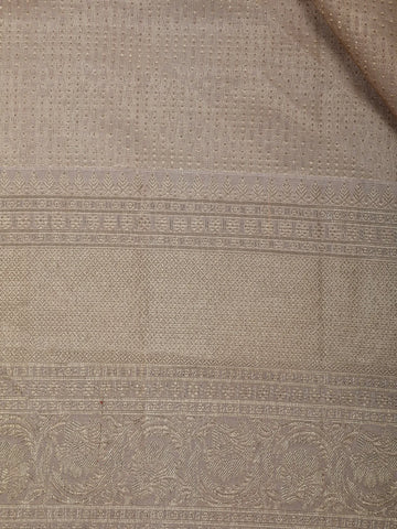 Gold Dot Zari Woven Pure Kanchipuram Silk Saree - Diadem