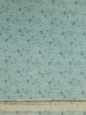 Golden Beige Floral Design Tussar Silk Saree - Diadem