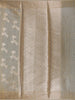 Golden Beige Floral Woven Semi Tissue Saree - Diadem