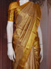 Golden Brocade Woven Kanchipuram Tissue Silk Saree