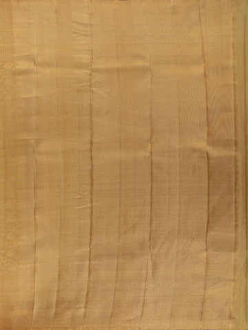 Gold Floral Woven Pure Kanchipuram Silk Saree - Diadem