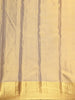 Golden Yellow Geometric Woven Design Pure Kanchipuram Tissue Silk Saree - Diadem