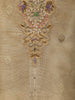 Beige Zari Embroidered Tussar Silk Salwar Suit with Floral Dupatta