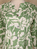 Green Floral Printed Cotton Kurti