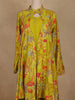 Green Floral Printed Crepe Silk Palazzo Suit with Jacket