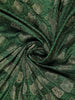 Green Floral Woven Design Banarasi Silk Saree