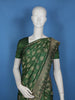 Green Floral Woven Design Banarasi Silk Saree