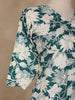 Green Floral Designed Cotton Salwar Suit - Diadem