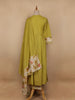 Green Floral Designed Cotton Salwar Suit - Diadem