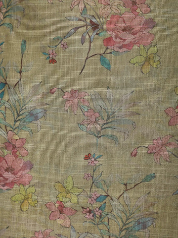 Green Floral Designed Tissue Silk Salwar Suit - Diadem