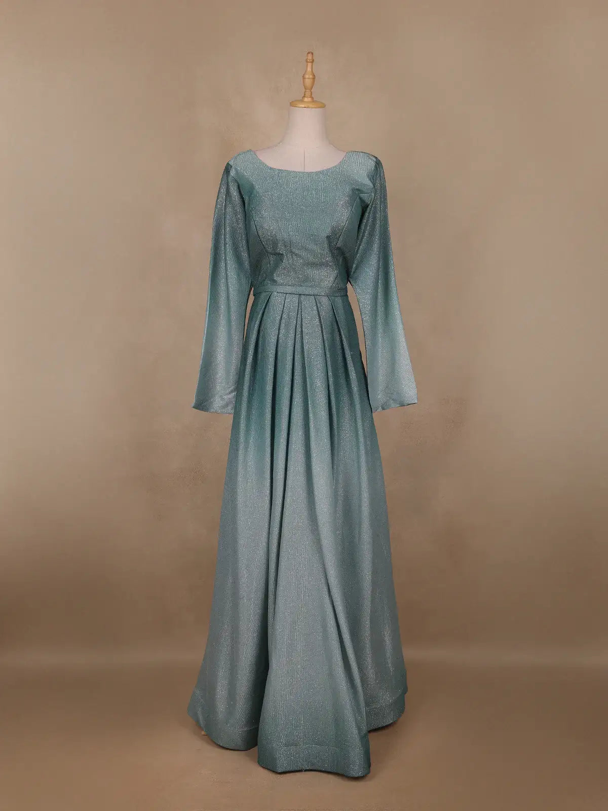 Ombre Effect Shimmer Glitter Party Wear Gown - Diadem