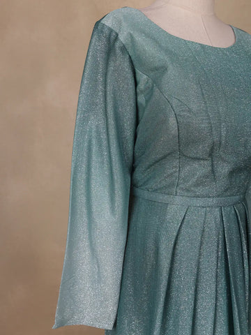 Ombre Effect Shimmer Glitter Party Wear Gown - Diadem