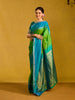 Green Paisley Design Pure Kanchipuram Silk Saree - Diadem