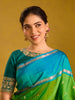 Green Paisley Design Pure Kanchipuram Silk Saree - Diadem