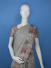Grey Floral Design Tussar Silk Saree - Diadem