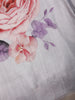 Grey Multicolor Floral Design Printed Cotton Saree - Diadem