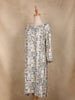 Ivory Abstract Printed Cotton Kurti