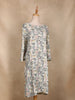 Ivory Abstract Printed Cotton Kurti