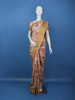 Ivory Floral Design Tussar Silk Saree - Diadem