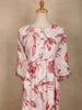 Ivory Floral Printed Design Cotton Kurti