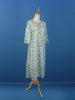 Ivory Floral Designed Cotton Kurti - Diadem