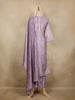 Lavender Floral Butta Design Silk Salwar Suit - Diadem