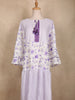 Lavender Floral Printed Design Cotton Kurti
