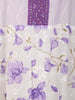 Lavender Floral Printed Design Cotton Kurti