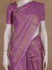 Lavender Leaf Motif Banarasi Silk Saree - Diadem