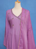 Lavender Purple Sequins Embroidery Cotton Salwar Suit - Diadem