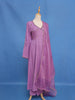 Lavender Purple Sequins Embroidery Cotton Salwar Suit - Diadem