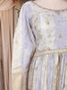 Lavender Zari Woven Design Organza Salwar Suit with Dupatta