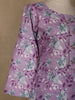 Lavender Floral Designed Cotton Salwar Suit - Diadem