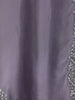 Lavender Floral Designed Organza Palazzo Suit - Diadem