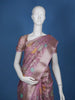 Lavender Floral Designed Semi Tissue Saree - Diadem