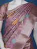 Lavender Floral Designed Semi Tissue Saree - Diadem
