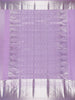 Lavender Floral Woven Pure Kanchipuram Silk Saree - Diadem