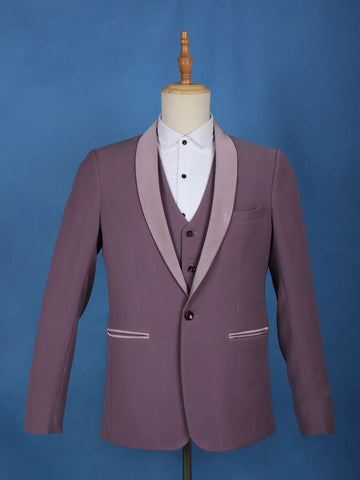 Lavender Plain Men's Suit - Diadem