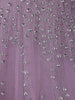 Lavender Stone Worked Net Bridal Gown - Diadem