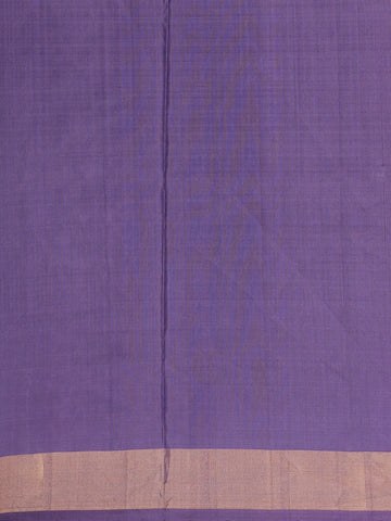 Leaf Green Floral Design Zari Woven Soft Silk Saree - Diadem