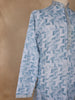 Light Blue Geometric Printed Kurta for Men - Diadem