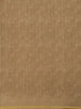 Light Brown Floral Printed Cotton Saree with Subtle Golden Zari Border