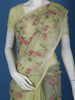 Light Green Floral Embroidered Kota Cotton Saree - Diadem