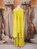 Light Green Floral Embroidered Design Tissue Silk Palazzo Suit with Dupatta