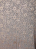 Light Grey Floral Design Banarasi Silk Anarkali Gown With Dupatta - Diadem