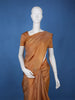 Light Orange Geometric Design Zari Woven Soft Silk Saree - Diadem