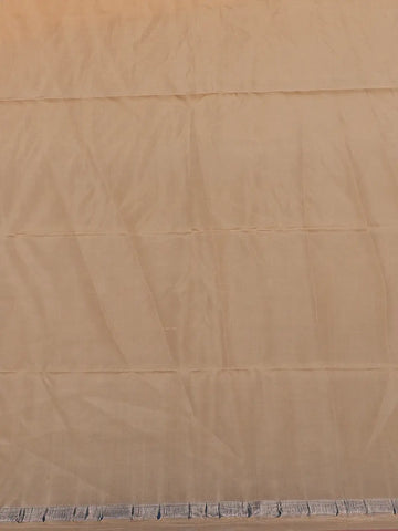 Light Peach Geometric Design Zari Woven Soft Silk Saree - Diadem