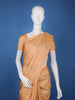 Light Peach Geometric Design Zari Woven Soft Silk Saree - Diadem