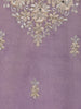 Light Purple Floral Design Silk Salwar Suit
